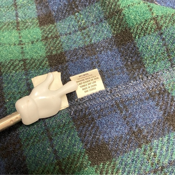 TAYLOR STITCH Jacket Mens 40 Coit Coat Blackwatch Tartan Plaid Blue Green - Picture 3 of 5